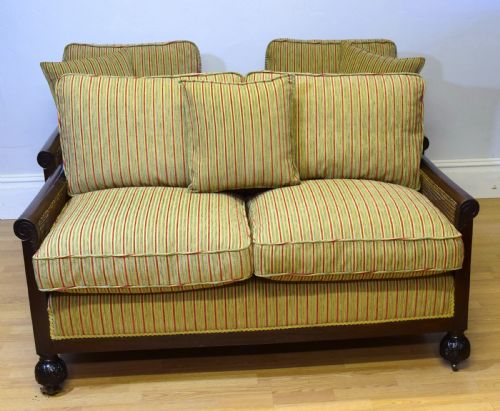 ANTIQUE BERGERE 3 PIECE SUITE - ADDITIONAL PHOTO 2