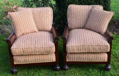 ANTIQUE BERGERE 3 PIECE SUITE - ADDITIONAL PHOTO 16