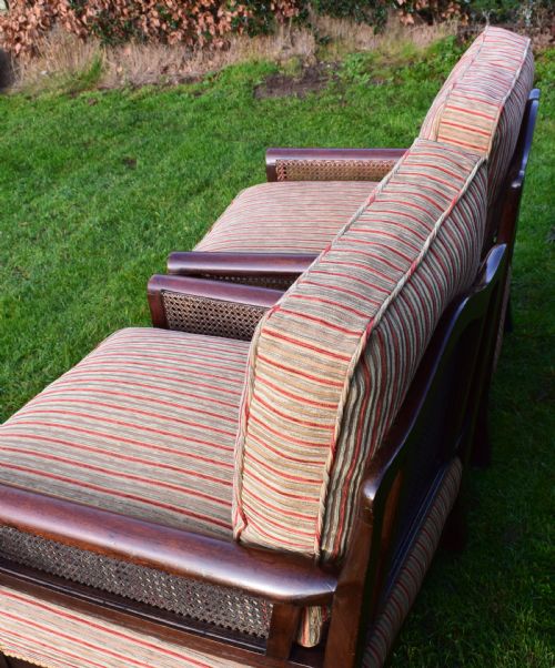 ANTIQUE BERGERE 3 PIECE SUITE - ADDITIONAL PHOTO 17