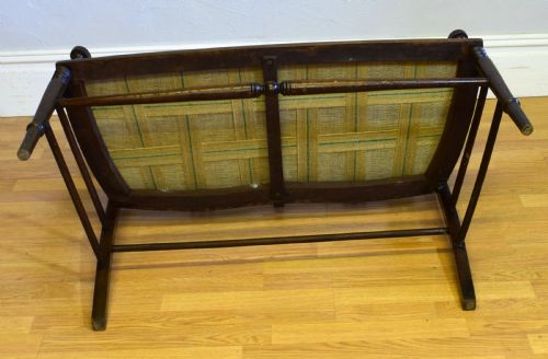 ANTIQUE EDWARDIAN 2 SEATER COUCH - ADDITIONAL PHOTO 9