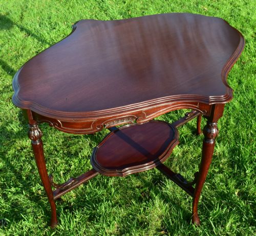 ART NOUVEAU CENTRE TABLE OCCASIONAL TABLE - ADDITIONAL PHOTO 8