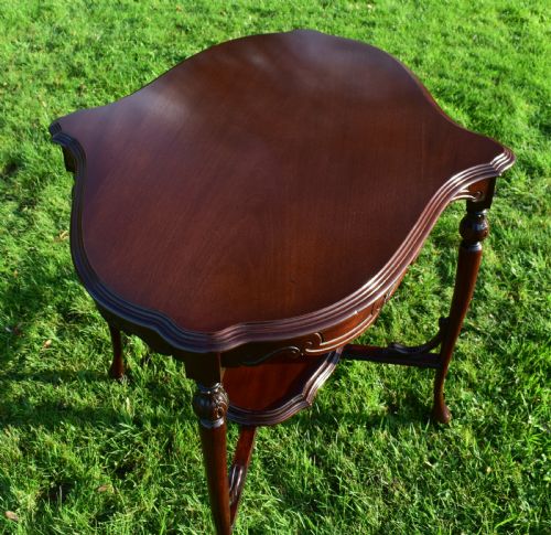 ART NOUVEAU CENTRE TABLE OCCASIONAL TABLE - ADDITIONAL PHOTO 12