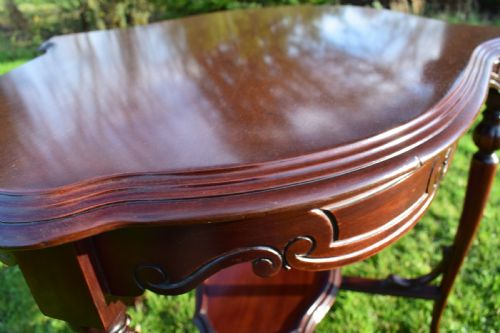 ART NOUVEAU CENTRE TABLE OCCASIONAL TABLE - ADDITIONAL PHOTO 16