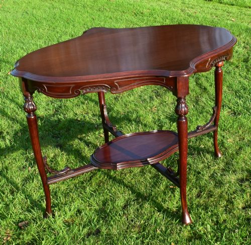 ART NOUVEAU CENTRE TABLE OCCASIONAL TABLE - ADDITIONAL PHOTO 18