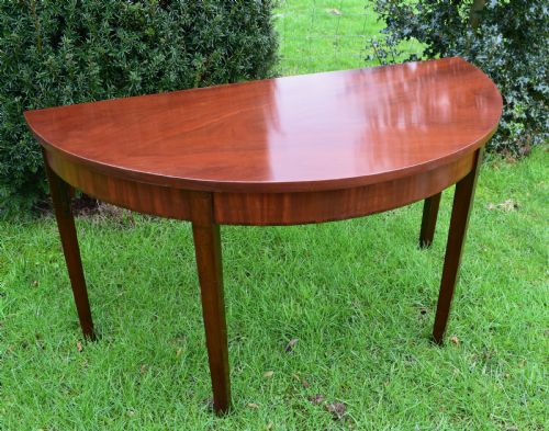 GEORGIAN DEMI LUNE TABLE - ADDITIONAL PHOTO 10