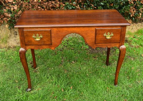 ANTIQUE OAK SIDE TABLE - ADDITIONAL PHOTO 9