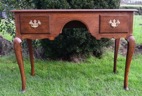 ANTIQUE OAK SIDE TABLE - ADDITIONAL PHOTO 11