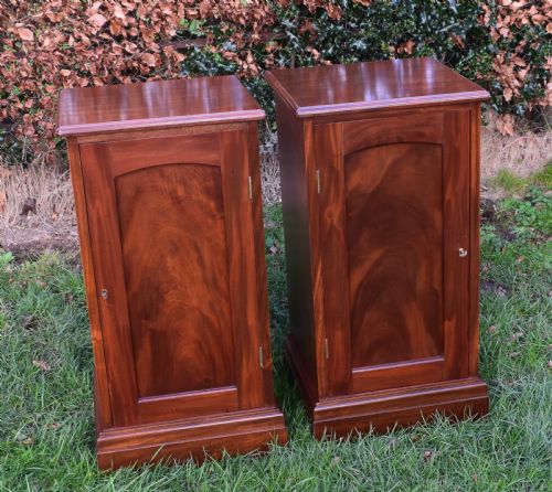 ANTIQUE BEDSIDE CABINETS - ADDITIONAL PHOTO 3