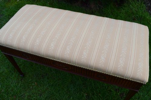 ANTIQUE DUET PIANO STOOL - ADDITIONAL PHOTO 13