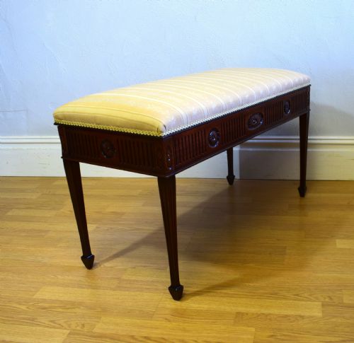 ANTIQUE DUET PIANO STOOL - ADDITIONAL PHOTO 15