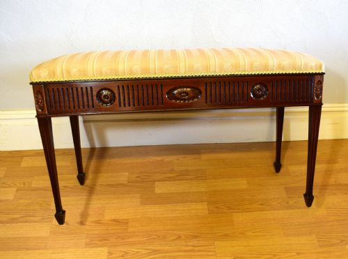 ANTIQUE DUET PIANO STOOL - ADDITIONAL PHOTO 22