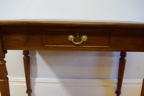 ANTIQUE WALNUT WRITING TABLE - ADDITIONAL PHOTO 4