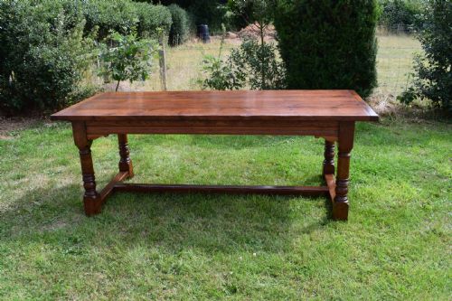 OAK REFECTORY TABLE - ADDITIONAL PHOTO 8