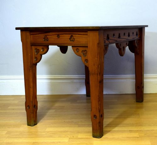 VICTORIAN GOTHIC HALL TABLE - ADDITIONAL PHOTO 2