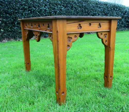 VICTORIAN GOTHIC HALL TABLE - ADDITIONAL PHOTO 9