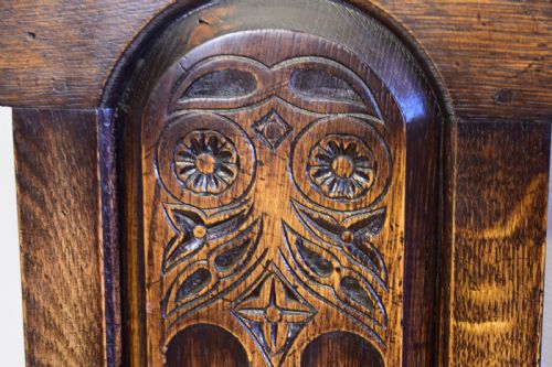 PAIR OF OAK ARM CHAIRS - ADDITIONAL PHOTO 4
