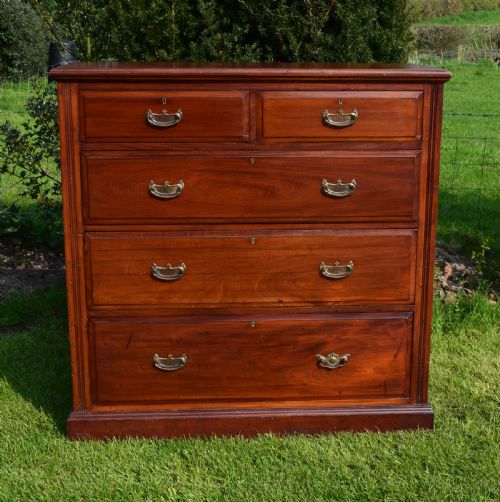 edwardian mahogany chest of drawer's - CATEGORY: ANTIQUE CHEST OF DRAWERS - DATED EDWARDIAN