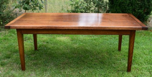 OAK FARMHOUSE REFECTORY TABLE - ADDITIONAL PHOTO 2