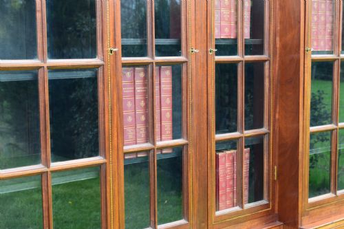MAHOGANY LIBRARY BOOKCASE - ADDITIONAL PHOTO 6