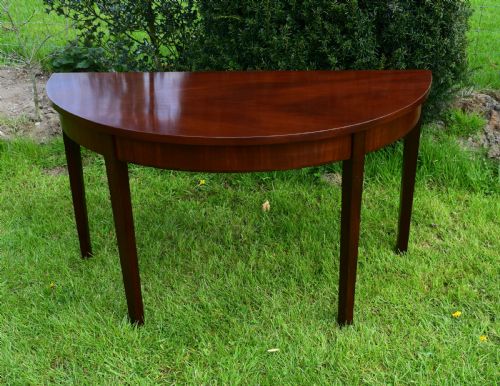 GEORGIAN DEMI LUNE TABLE - ADDITIONAL PHOTO 1