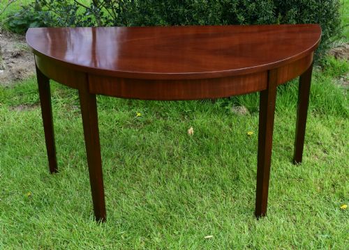 GEORGIAN DEMI LUNE TABLE - ADDITIONAL PHOTO 13