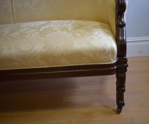 ANTIQUE REGENCY COUCH - ADDITIONAL PHOTO 5