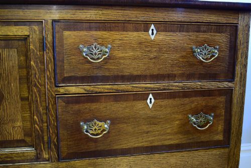 ANTIQUE GEORGIAN PERIOD DRESSER BASE - ADDITIONAL PHOTO 5