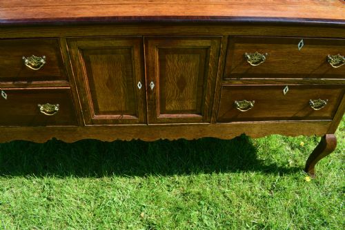 ANTIQUE GEORGIAN PERIOD DRESSER BASE - ADDITIONAL PHOTO 16