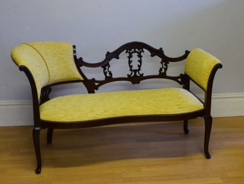 victorian chaise lounge - CATEGORY: ANTIQUE SOFAS - DATED VICTORIAN