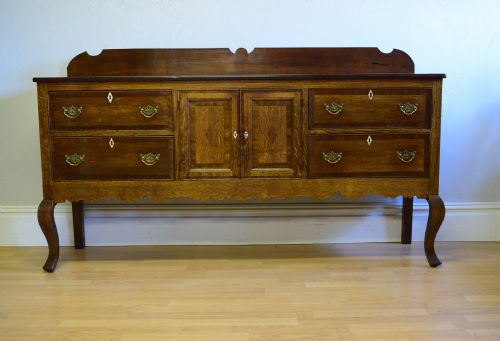 antique georgian period dresser base - CATEGORY: ANTIQUE SIDEBOARDS - DATED GEORGIAN