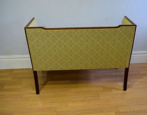 ANTIQUE EDWARDIAN INLAID SOFA - ADDITIONAL PHOTO 7