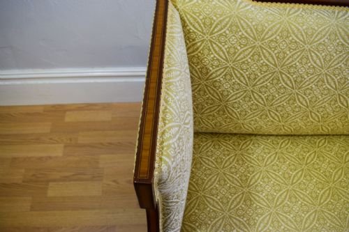 ANTIQUE EDWARDIAN INLAID SOFA - ADDITIONAL PHOTO 19