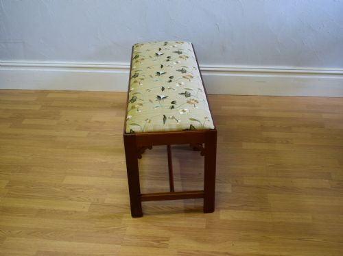 MAHOGANY DUET STOOL - ADDITIONAL PHOTO 3