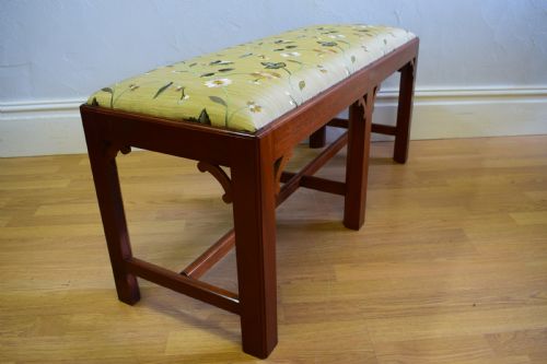 MAHOGANY DUET STOOL - ADDITIONAL PHOTO 7