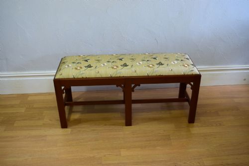 MAHOGANY DUET STOOL - ADDITIONAL PHOTO 11