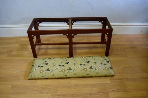 MAHOGANY DUET STOOL - ADDITIONAL PHOTO 17