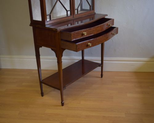 EDWARDIAN DISPLAY CABINET - ADDITIONAL PHOTO 6
