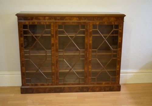 ANTIQUE 3 DOOR BOOKCASE - ADDITIONAL PHOTO 1