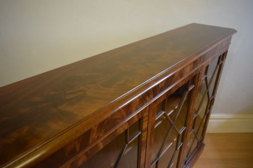 ANTIQUE 3 DOOR BOOKCASE - ADDITIONAL PHOTO 6