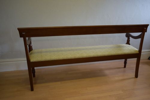 ANTIQUE VICTORIAN BENCH HALL WAITING ROOM - ADDITIONAL PHOTO 6