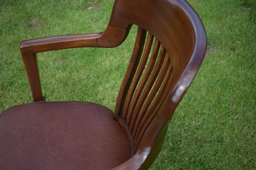 ANTIQUE VICTORIAN OFFICE CHAIR - ADDITIONAL PHOTO 16