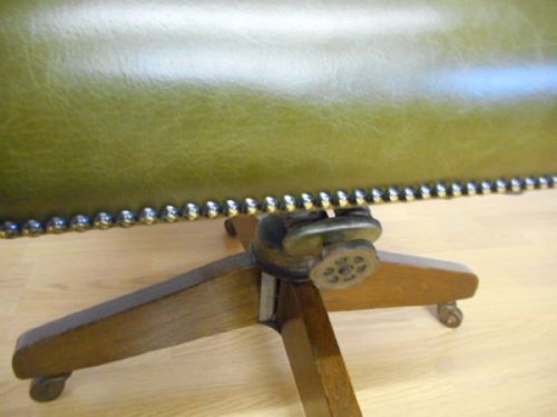 ANTIQUE SWIVEL OFFICE CHAIR - ADDITIONAL PHOTO 6