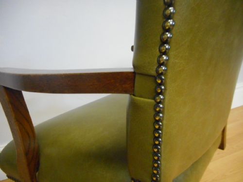 ANTIQUE SWIVEL OFFICE CHAIR - ADDITIONAL PHOTO 8