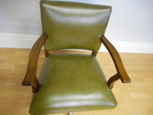 ANTIQUE SWIVEL OFFICE CHAIR - ADDITIONAL PHOTO 14