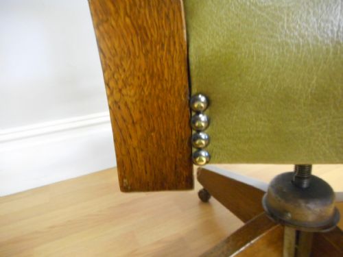 ANTIQUE SWIVEL OFFICE CHAIR - ADDITIONAL PHOTO 16