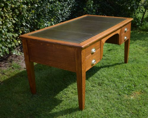 ANTIQUE OAK DESK - ADDITIONAL PHOTO 2