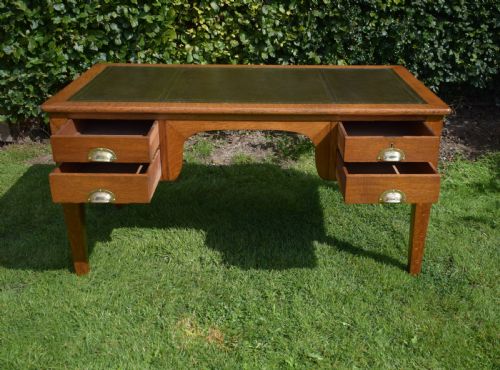 ANTIQUE OAK DESK - ADDITIONAL PHOTO 5
