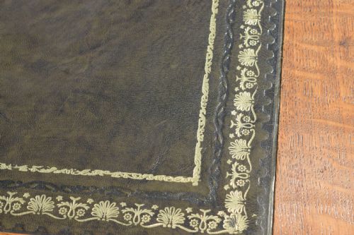 ANTIQUE OAK DESK - ADDITIONAL PHOTO 9