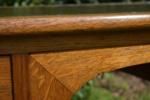 ANTIQUE OAK DESK - ADDITIONAL PHOTO 12