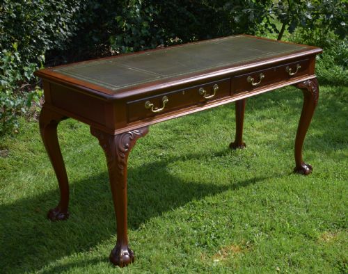ANTIQUE CHIPPENDALE WRITING TABLE - ADDITIONAL PHOTO 4